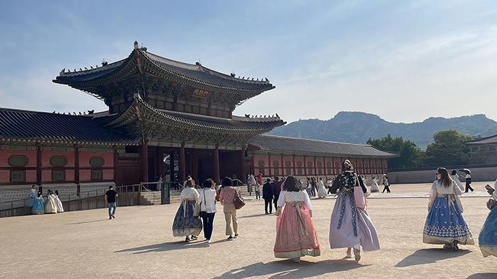 Palace in Seoul South Korea